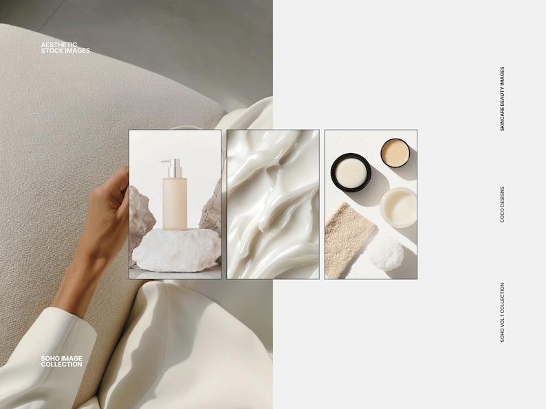 Diverse Skincare Stock Photos, Natural Beauty Portraits, Aesthetic Editorial Stock Images for Instagram, Beauty Salon & Esthetician Branding imagen 10