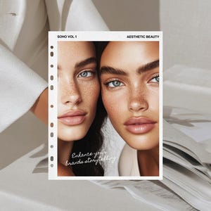 Diverse Skincare Stock Photos, Natural Beauty Portraits, Aesthetic Editorial Stock Images for Instagram, Beauty Salon & Esthetician Branding imagen 8