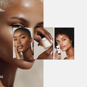 Diverse Skincare Stock Photos, Natural Beauty Portraits, Aesthetic Editorial Stock Images for Instagram, Beauty Salon & Esthetician Branding imagen 13