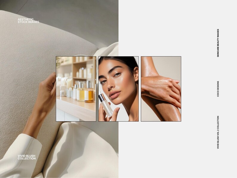 Skincare Stock Photos, 100 AI Aesthetic Beauty Images, Esthetician Medspa & Beauty Salon Branding, Skin Care Instagram Marketing Templates image 15
