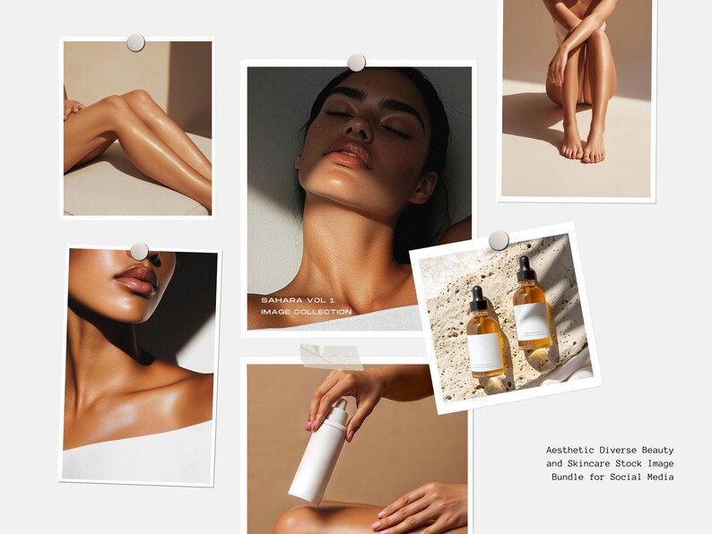 Aesthetic Skincare Stock Photos, Esthetician Social Media, Beauty Instagram Templates, Flawless Healthy Glowing Skin, AI Beauty Stock Images image 16