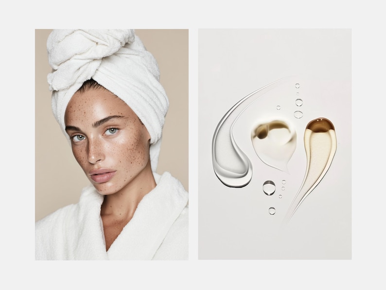 Diverse Skincare Stock Photos, Natural Beauty Portraits, Aesthetic Editorial Stock Images for Instagram, Beauty Salon & Esthetician Branding imagen 9