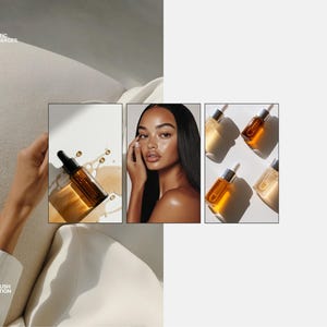 Aesthetic Skincare Stock Photos, 100 AI Beauty Images, Diverse Women Portraits for Esthetician Medspa & Beauty Salon Social Media Branding 画像 13
