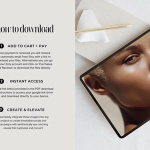 Diverse Skincare Stock Photos, Natural Beauty Portraits, Aesthetic Editorial Stock Images for Instagram, Beauty Salon & Esthetician Branding imagen 19