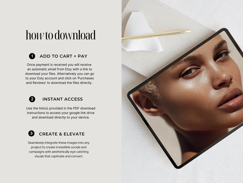 Diverse Skincare Stock Photos, Natural Beauty Portraits, Aesthetic Editorial Stock Images for Instagram, Beauty Salon & Esthetician Branding imagen 19