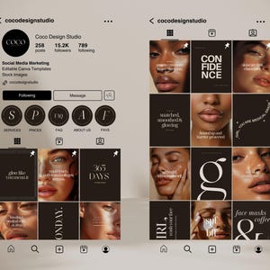 200 Skincare Quotes Instagram Templates, Esthetician Quote Posts Instagram Templates, Beauty Medspa Aesthetic Skincare Social Media Content image 17