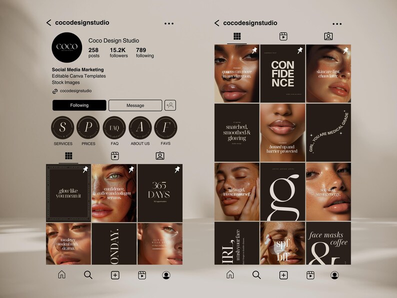 200 Skincare Quotes Instagram Templates, Esthetician Quote Posts Instagram Templates, Beauty Medspa Aesthetic Skincare Social Media Content image 17