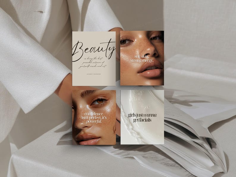 200 Skincare Quotes Instagram Templates, Esthetician Quote Posts Instagram Templates, Beauty Medspa Aesthetic Skincare Social Media Content image 3