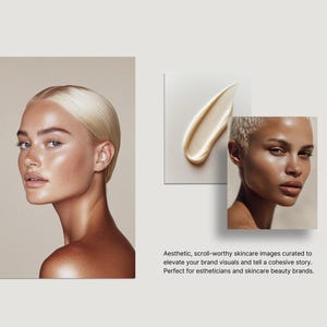 Diverse Skincare Stock Photos, Natural Beauty Portraits, Aesthetic Editorial Stock Images for Instagram, Beauty Salon & Esthetician Branding imagen 3
