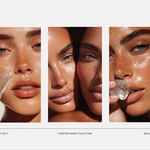 Skincare Stock Photos, 100 AI Aesthetic Beauty Images, Esthetician Medspa & Beauty Salon Branding, Skin Care Instagram Marketing Templates image 5