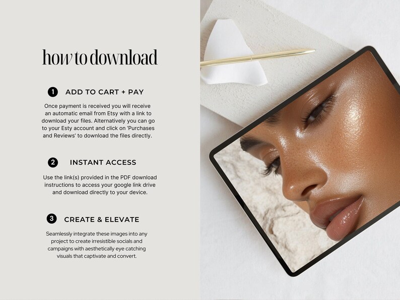 Aesthetic Skincare Stock Photos, 100 AI Beauty Images, Diverse Women Portraits for Esthetician Medspa & Beauty Salon Social Media Branding 画像 19
