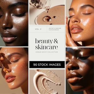 Skincare Beauty Aesthetic Photos, Social Media Instagram Beauty Stock Photo Collection Skincare Textures Beauty Images Skincare Products Kit
