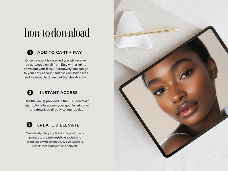 Melanin Skincare Stock Photos, Aesthetic Melanin Beauty Skin Care Stock Images for Esthetician Beauty Salon Social Media & Branding image 19