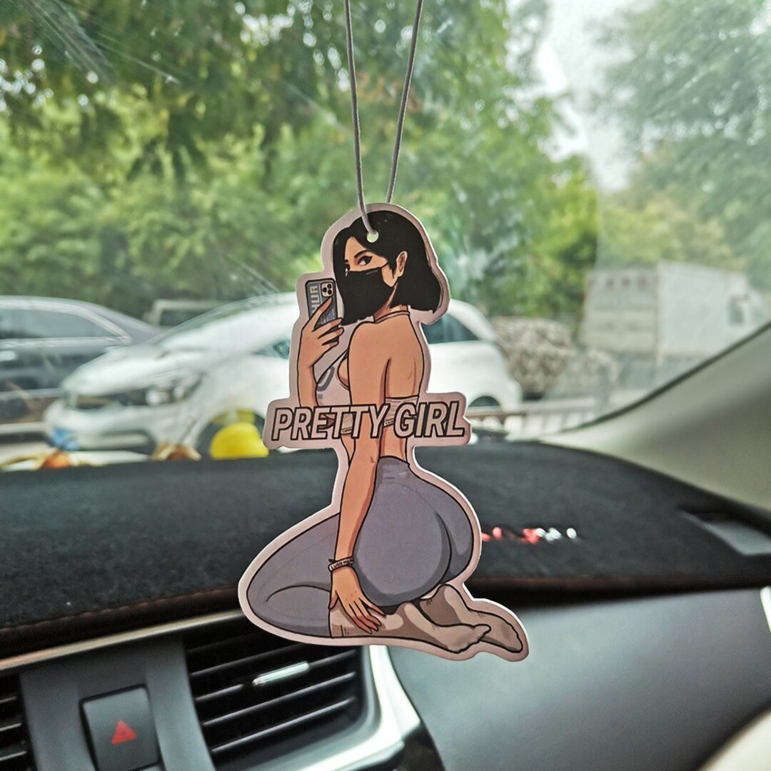 Cute Anime Girl Air Freshener JDM Culture Series Car Personalized Car