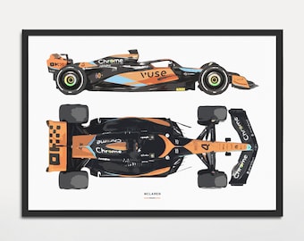 Mclaren Formula 1 Poster Digital Download Lando Norris Print F1 Wall Art Gift For Him F1 Poster Vintage Retro Formula 1 Nursery Print