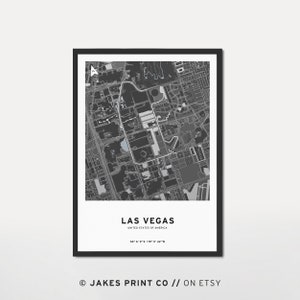 Las Vegas Fórmula 1 Pista Cartel Digital Descargar Impresión F1 Wall Art Regalo para él F1 Cartel Vintage Fórmula 1 Boys Room Art Retro F1 Circuito