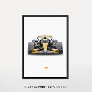 2024 Mclaren Formula 1 Poster Digital Download Lando Norris Oscar Piastri Print F1 Wall Art Gift For Him Poster Retro Formula 1 8K Ultra HD