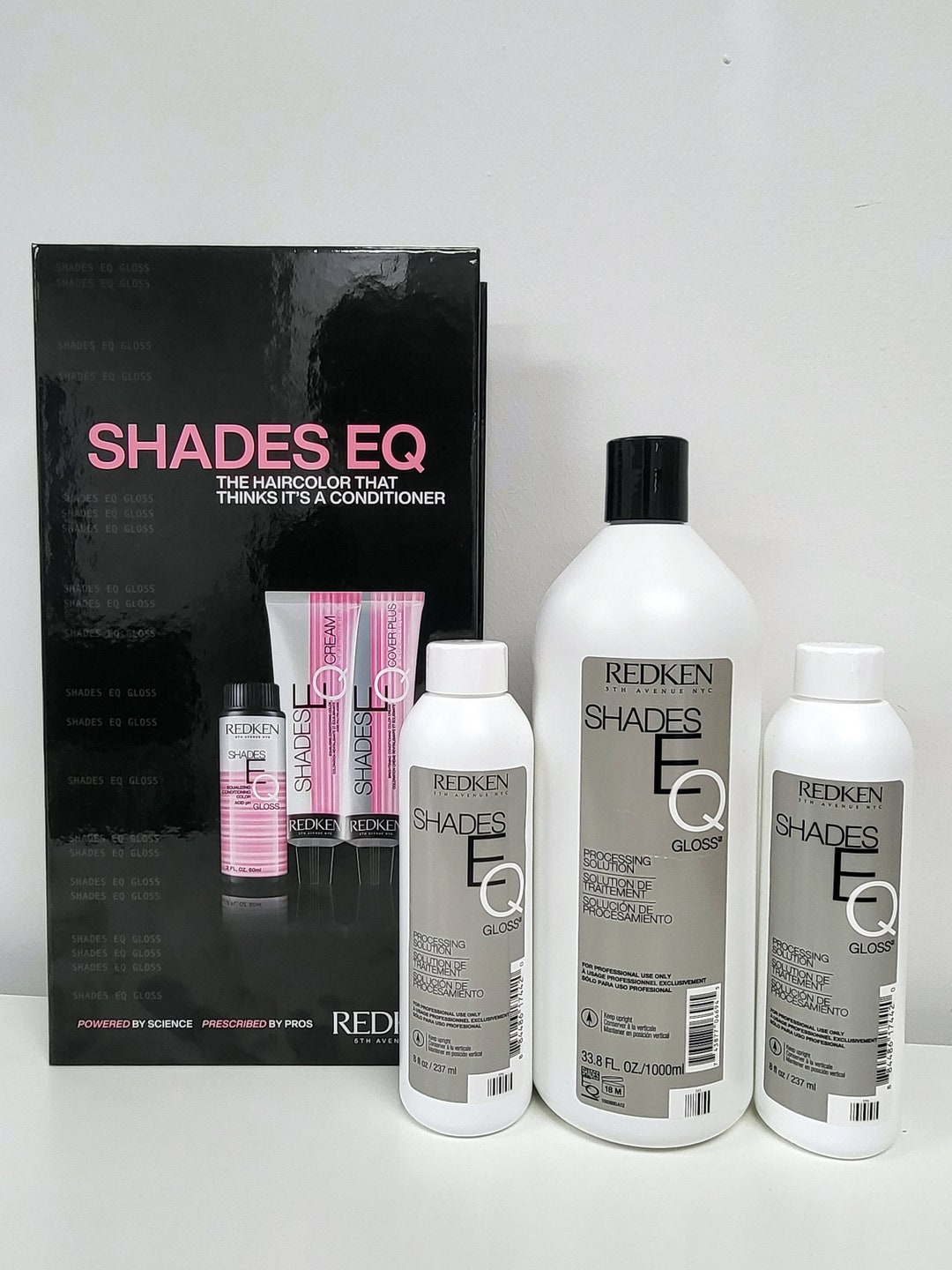 Redken Shades EQ Gloss Demi Hair Color / EQ Processing Solution 2oz or 8oz or 33.8oz / Choose ...