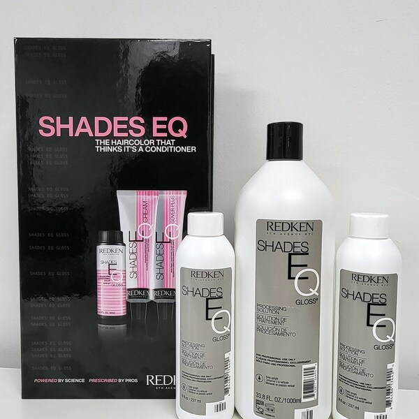 Redken Shades EQ Gloss Demi Hair color / EQ Processing Solution 2oz or 8oz or 33.8oz / Choose Yours