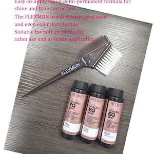 FLEXMONプロフェッショナルダイブラシとRedken Shades EQグロスヘアカラーキットレベル9 10セットをお選びください