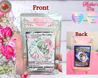 Custom Pokmon Style Card, Personalized Holographic Trading Card, Custom  Anime Card Gift, Mother's Day Gift, Handmade Collectible, Sylveo N - Etsy