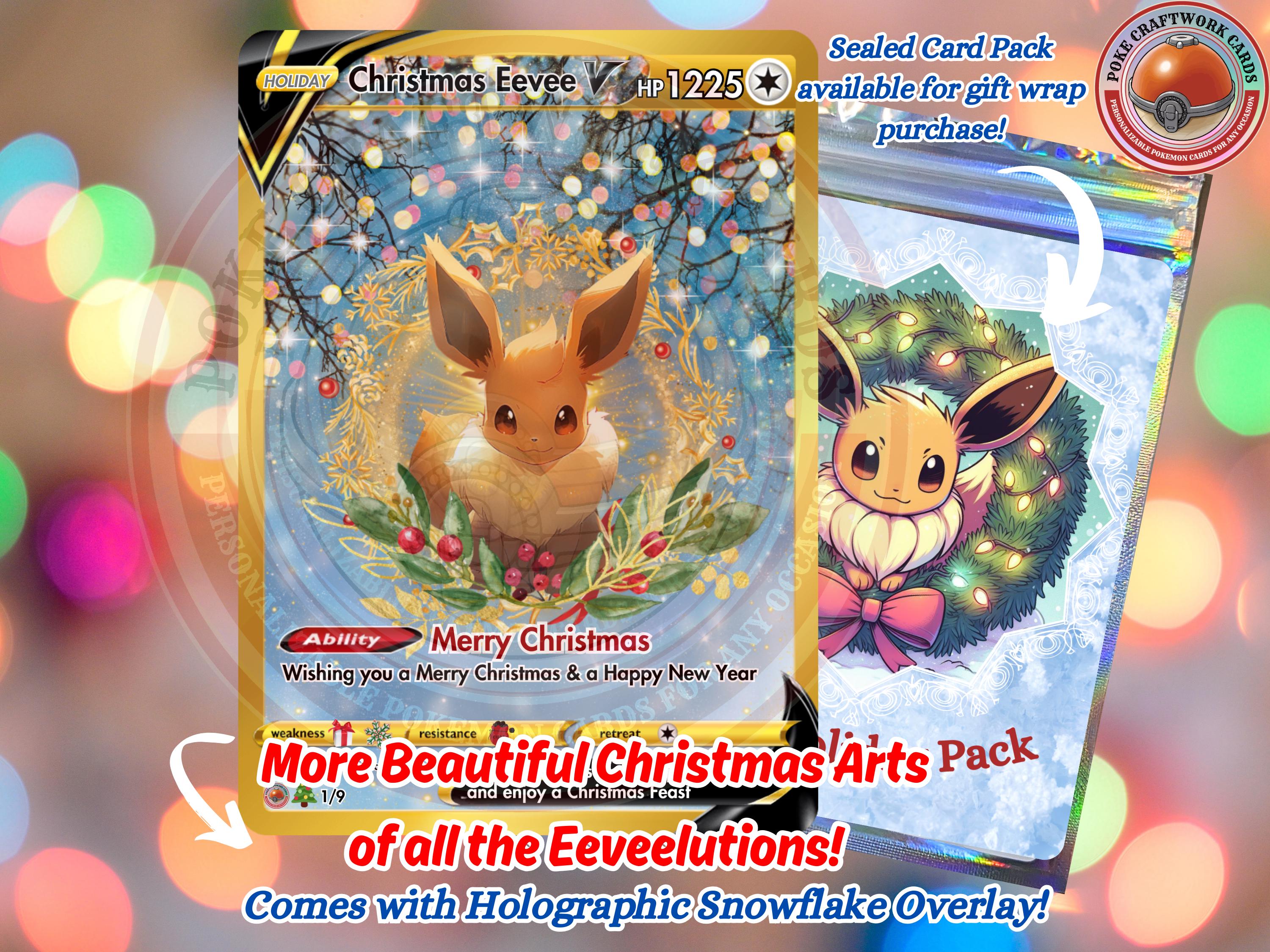 pokemon christmas cards pack Pokemon Christmas Gift Boxes — EternaCards