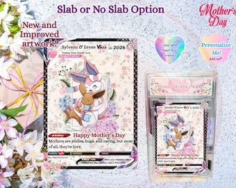 Mother's Day Pokemon Card, Custom Card, Personalized Mother's Day Gifts,  Gift for Mom, Anniversary Cards, Unique Geeky Present for Mom - Etsy Canada