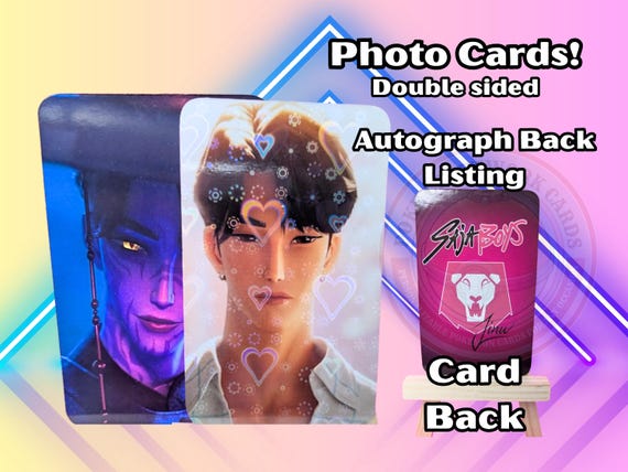 K-POP タレントカード 4枚セット #donghae #ドンヘ KPOP Photocards, Custom Autograph listing, Demon hun ters