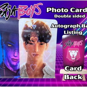 Cartões fotográficos KPOP Demon Hunter, cartões fotográficos Saja boy, cartões fotográficos, cartões fotográficos kpop, cartões fotográficos holográficos, lista de autógrafos