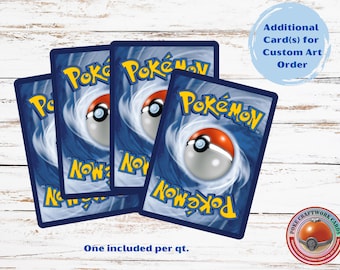Add on one additional Card for custom art listing only-please see listing image for detail