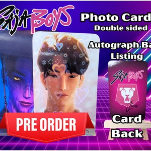 PREORDER Listing, KPOP Demon Hunter Photocards, Autograph listing