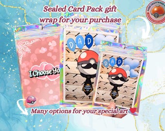 Custom Holographic Trading Card Pack: Surprise Gift Add-On