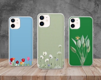 Custodia per cellulare Spring Flower per iPhone 15, 14, 12, 11, 13, Samsung S24, S23, A33, A54, S20, S22, Huawei P30, Pixel 8, 6 Pro, 6A