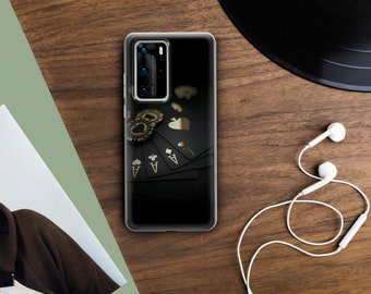 Custodia per telefono trendy Casino Dice Lucky per iPhone 15, 14, 12, 11, 13, Samsung S10, A33, S20, S22, Huawei, Pixel, ASUS, OnePlus, RealMe