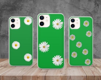 Custodia estiva per telefono Daisy Flower Cover per iPhone 15, 14, 12, 11, 13, Samsung S23, A33, S20, S22, S24, Huawei, Pixel 8, Xiaomi