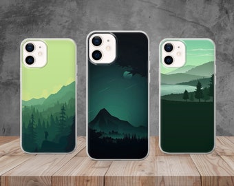 Custodia per telefono Mountain Forest Hiking in the wild per iPhone 14, 12, 11 Pro, Xs, 13, Samsung S10, A33, S20, S22, Huawei P30, Pixel 6 Pro, 6A