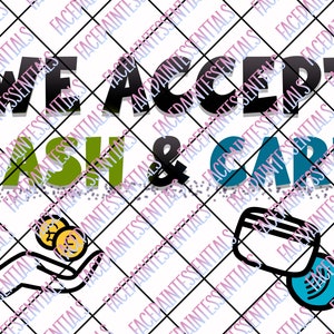 Printable Face Paint Payment Sign, Designs for face painters