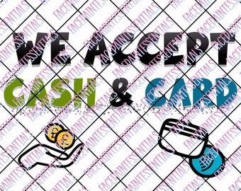 Printable Face Paint Payment Sign, Designs for face painters