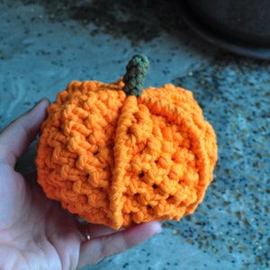 fall decoration macrame pumpkin decoration Halloween decor