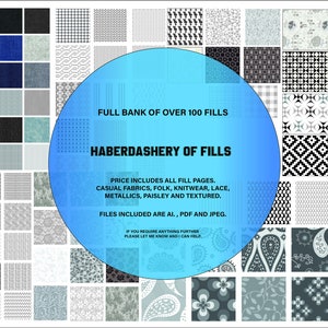 Over 100 Fills • Technical Sketch • Adobe Illustrator • CAD Trims