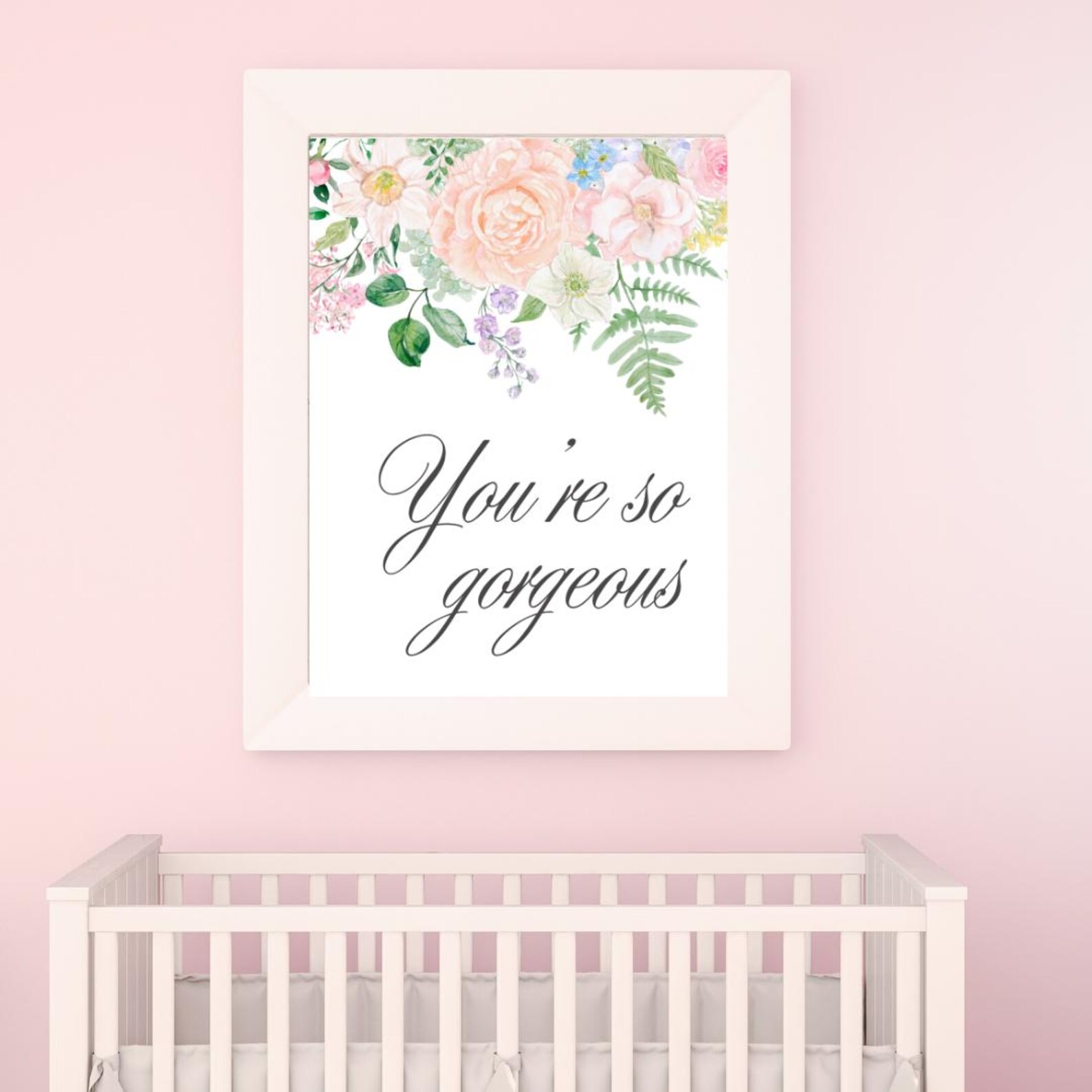 You're so Gorgeous Premium Matte Print, Floral Taylor Swift Inspired ...
