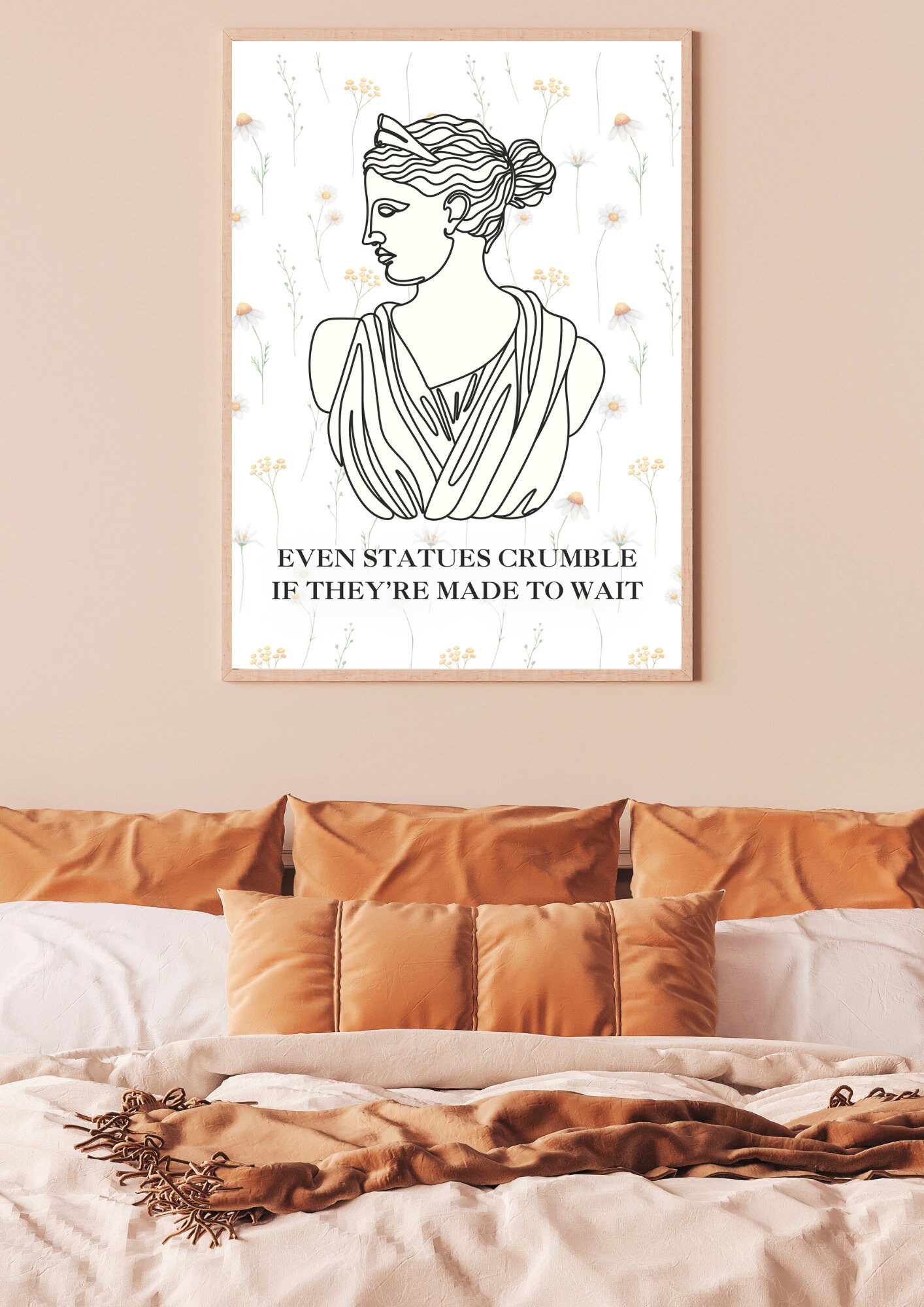 Even Statues Crumble If They're Made to Wait Print the Tortured Poets