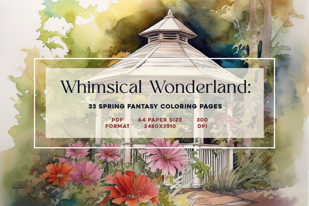 Spring Color Ictures Spring Coloring: Pages and Sheets Collection, Printable, Flowers ...