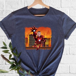 Personalized superhero t shirts sale