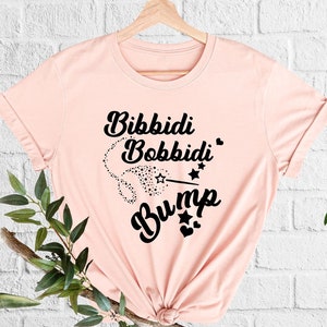 Disney Pregnancy Announcement Shirt Cinderella Baby Announcement Bibbidi Bobbidi Bump Maternity Shirt Mom To Be Expecting Mom Gift Wife Gift