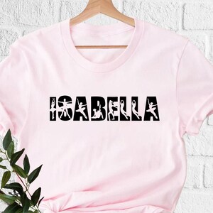 Custom Dancer Shirt Dancing Gift Ballerina Shirt Personalized Dance Recital Gift Dance Mom Dance Teacher Dance Lover Name Teenage Girl Shirt