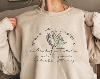 Este es solo un capítulo, no toda la historia Sudadera Nuevos comienzos Regalo Sudadera contra el cáncer Más fuerte que el cáncer Regalo de superviviente de cáncer