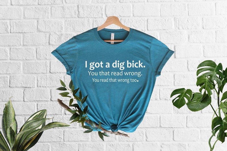 Adult Humor Sarcastic Shirt Funny Friend Gift Gag Gifts Meme Shirt Friend Birthday Gifts Offensive Tee Sassy Shirts I Got A Dig Bick Tshirt image 4