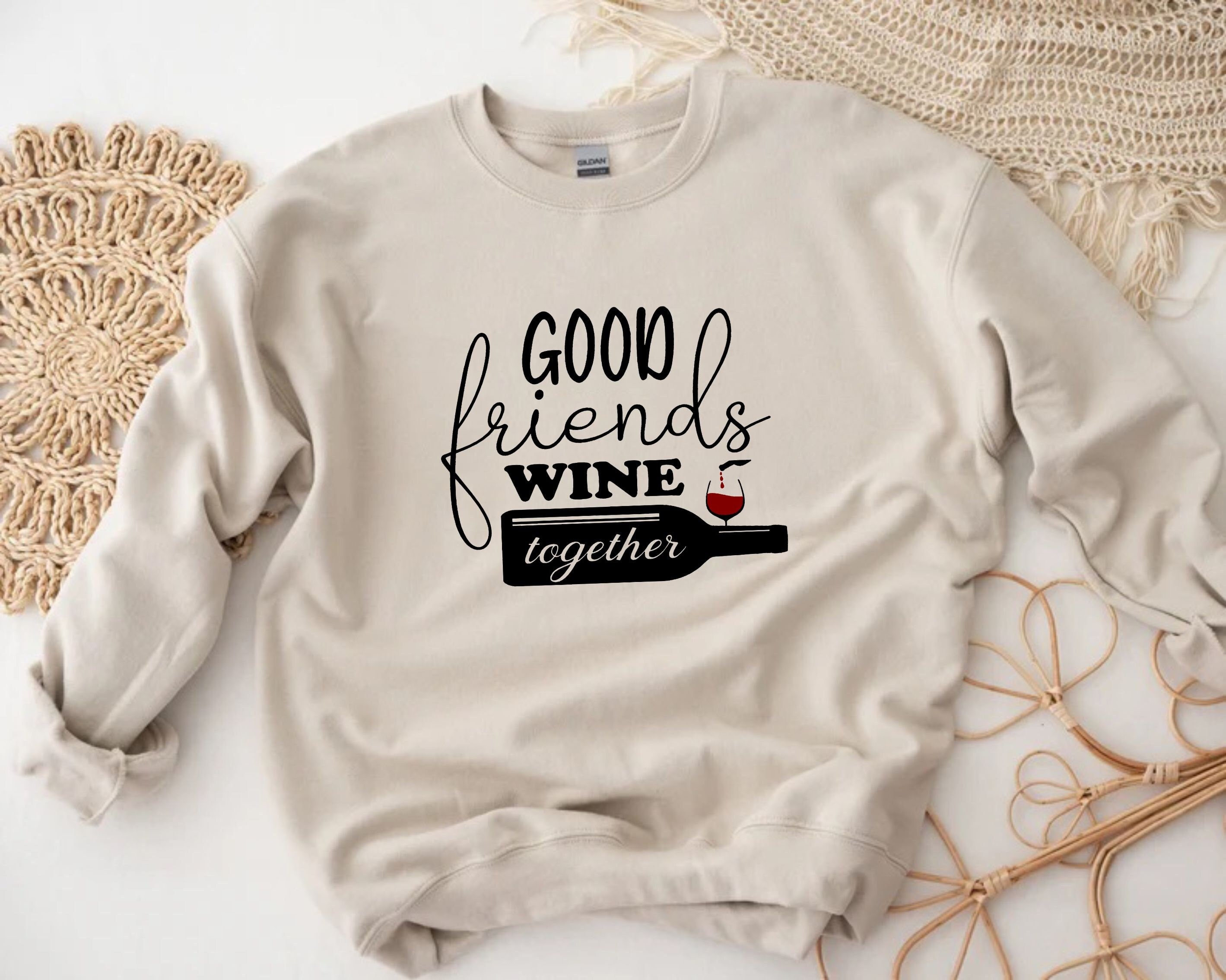 Clearance Sweatshirt Wine Noun 2021 Sweatshirt Girls Weekend Wine - Main Image