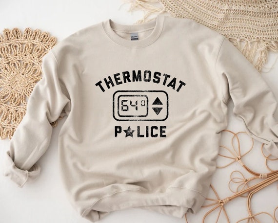 Mens Thermostat Police Shirt Funny Men's T-Shirt Mens Thermostat Police Shirt Funny Men's T-Shirt